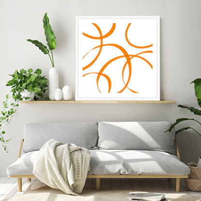 'Tangerine Orange' - Unframed Print
