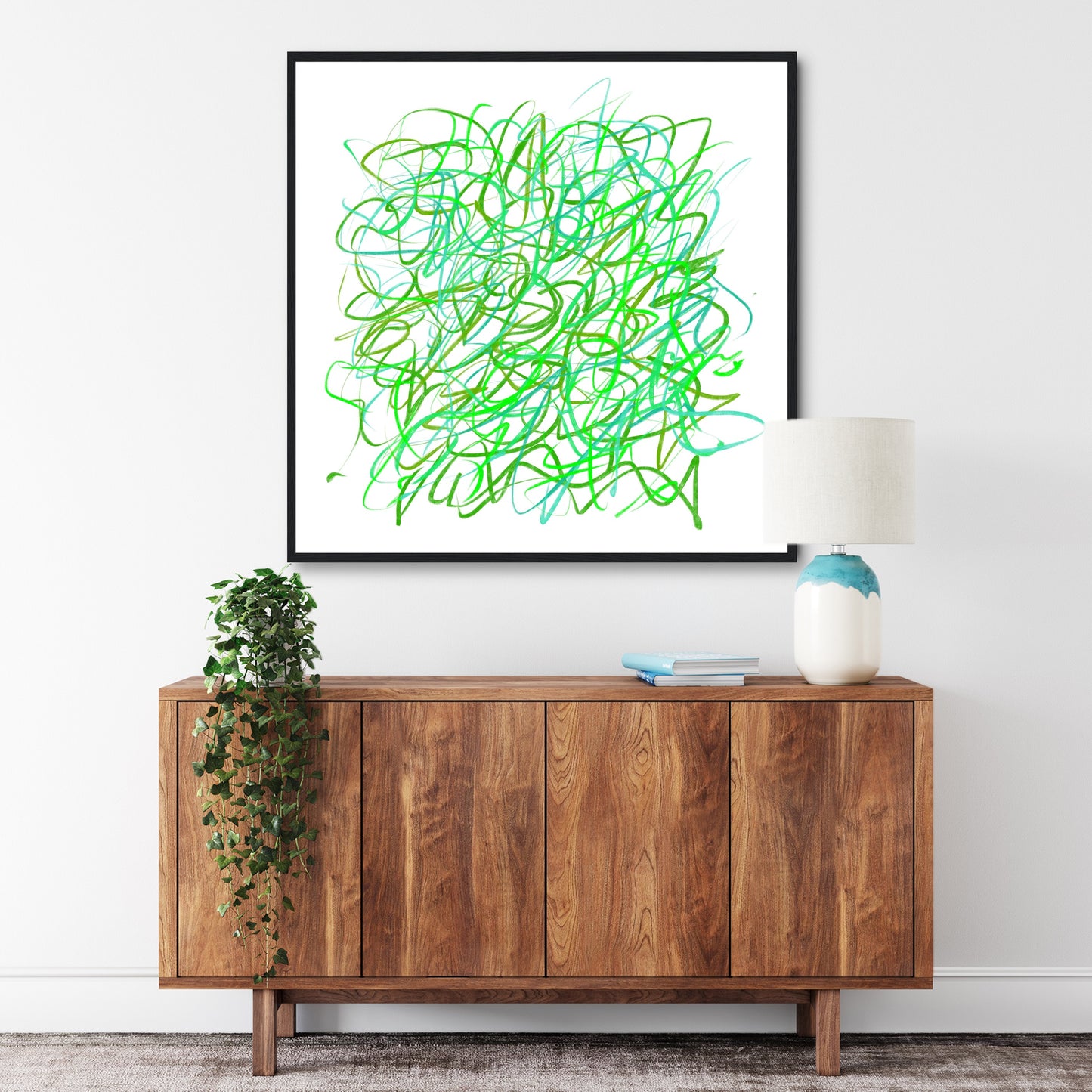 'A Walk In The Park' Fine Art Print Framed