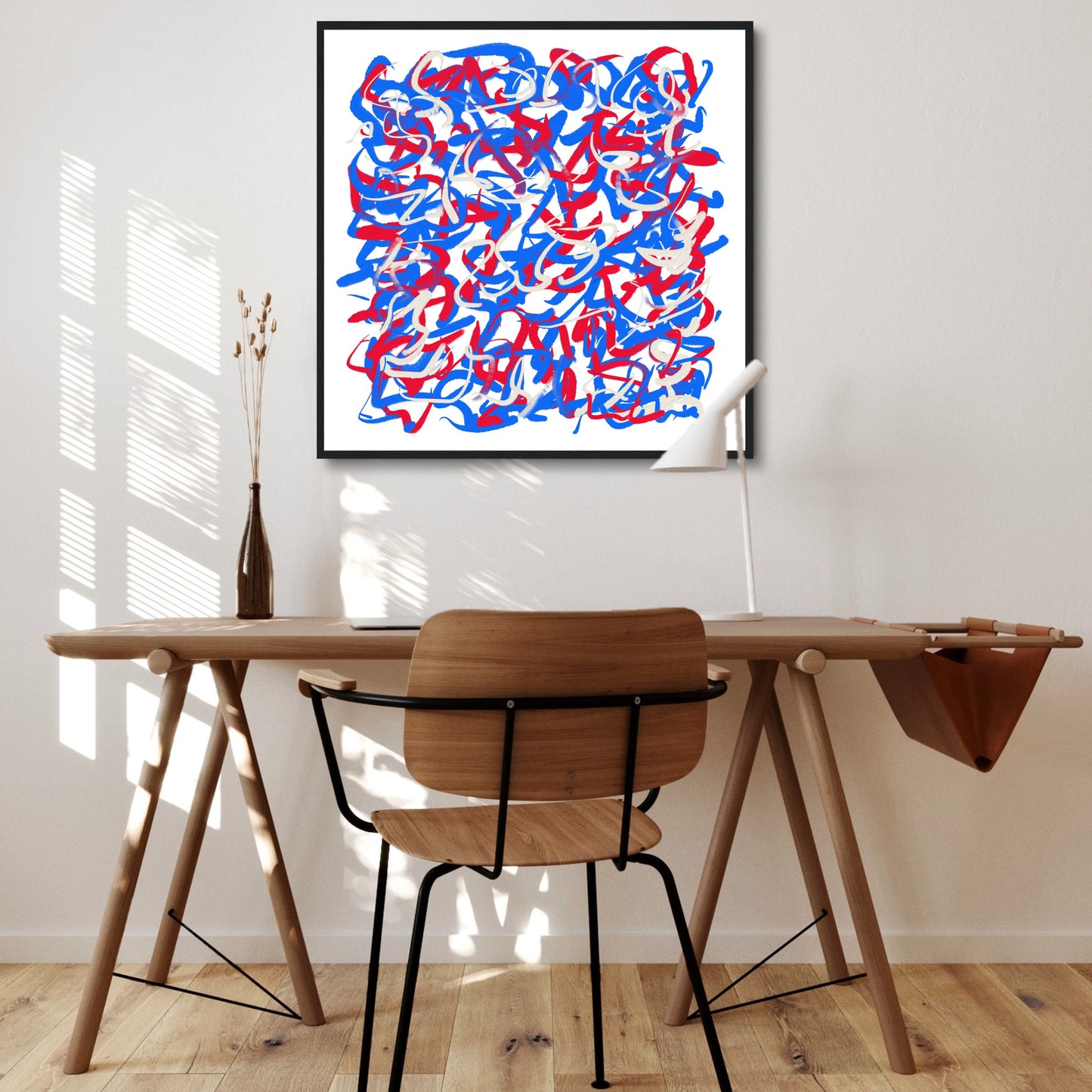 'Bunting In The Breeze' Fine Art Print Framed