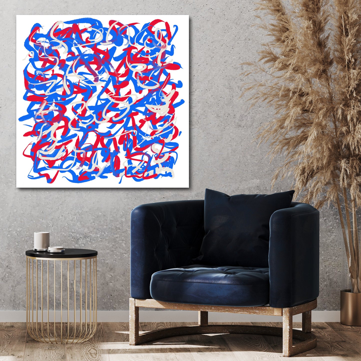 'Bunting In The Breeze' Canvas Print
