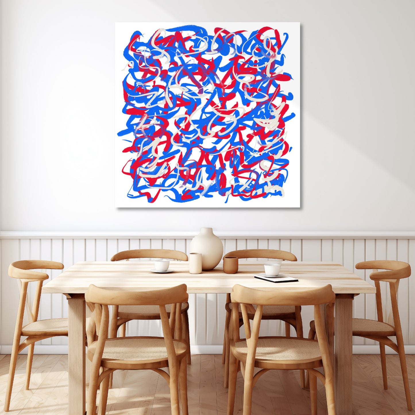 'Bunting In The Breeze' - Canvas Print
