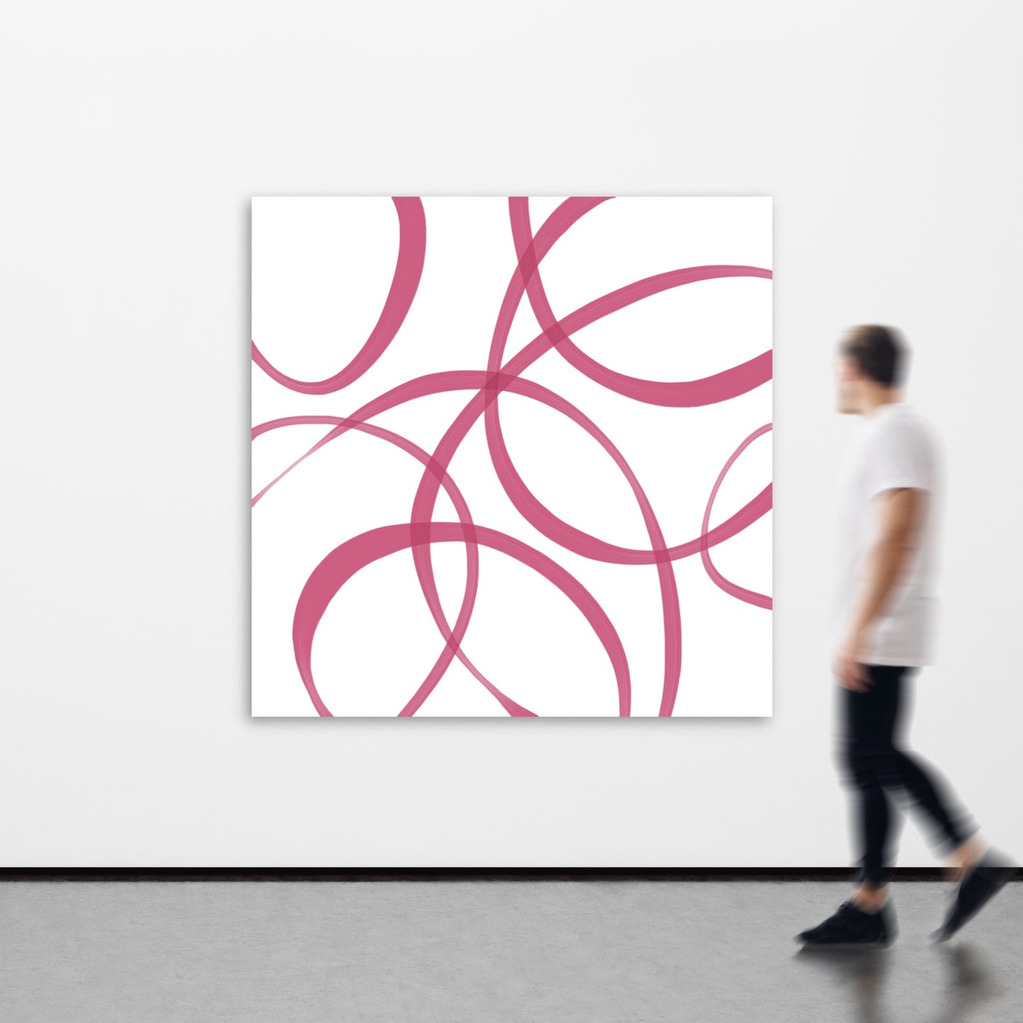 'Raspberry Ripple' - Canvas Print
