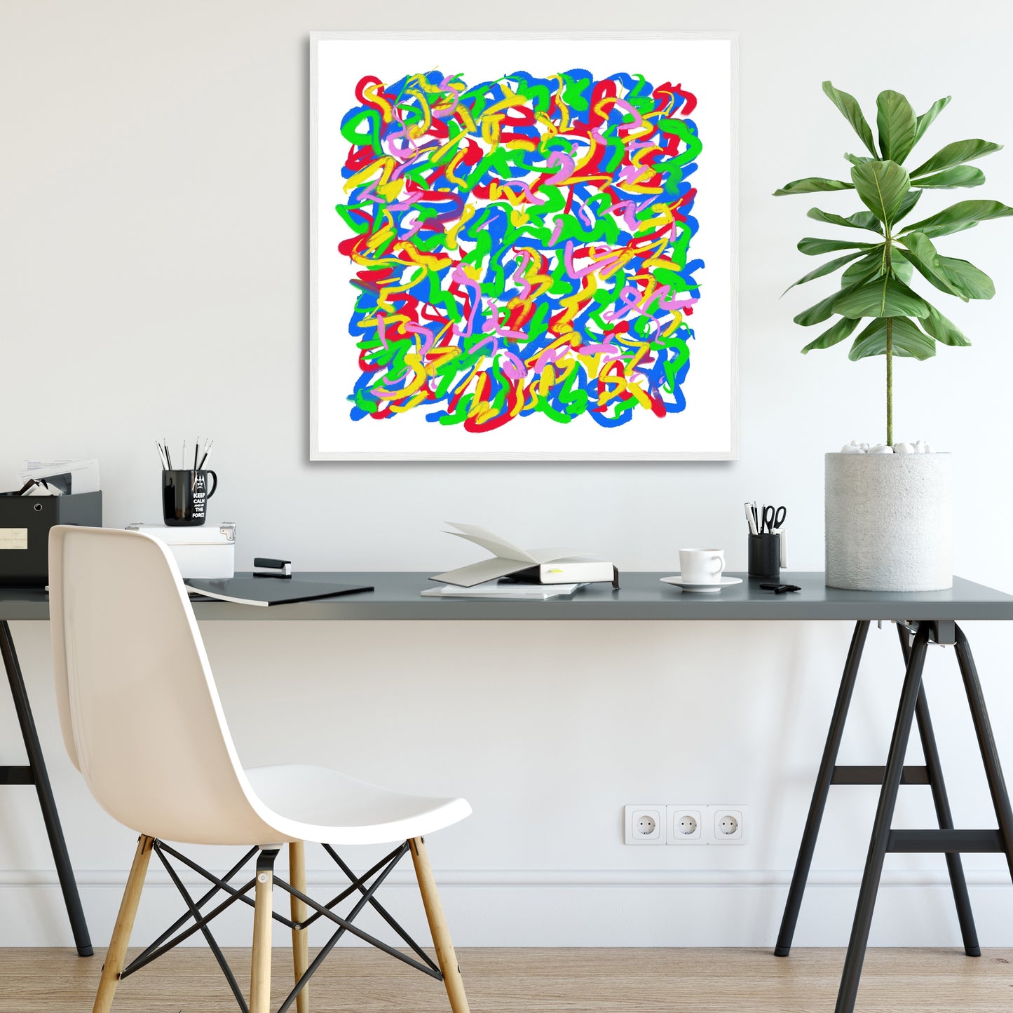 'Garden Party' Fine Art Print Framed