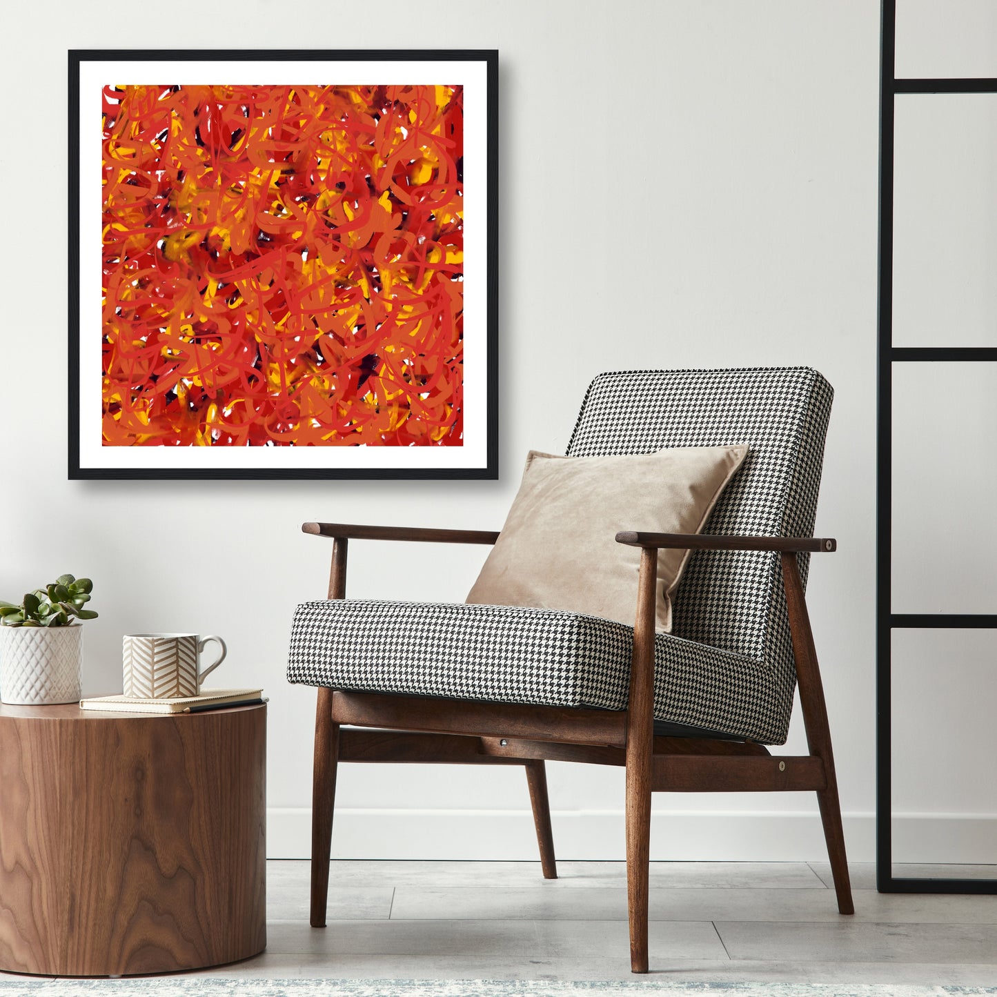 'Glowing Embers' Fine Art Print Framed (With Mount)