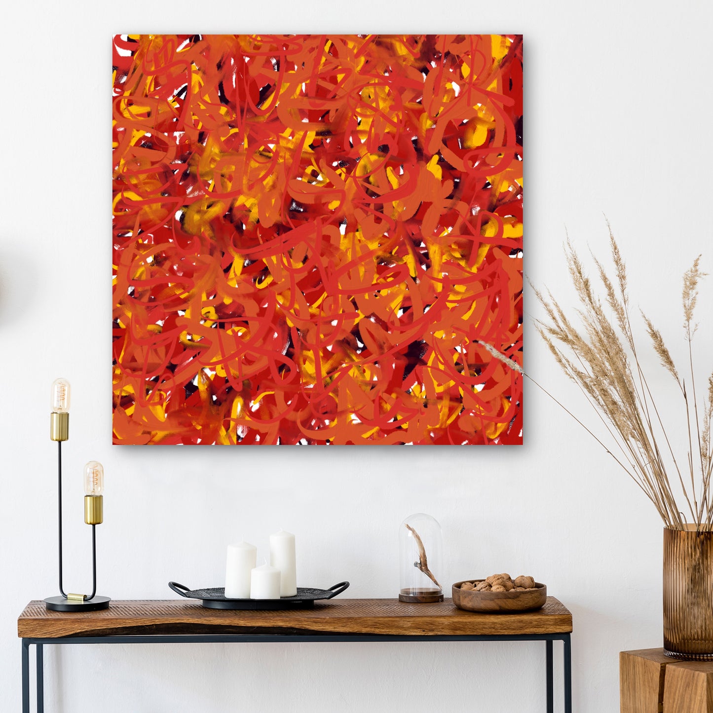 'Glowing Embers' Canvas Print