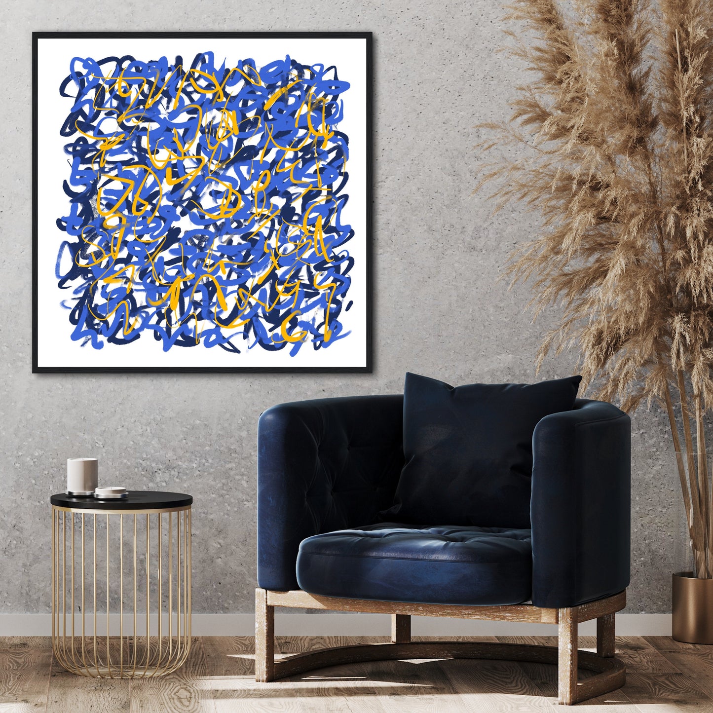 'Harbour Lights' Fine Art Print Framed