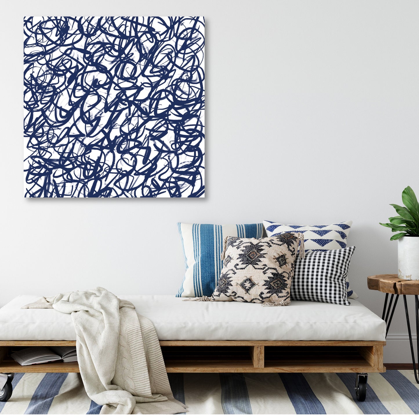 'Moonlight On Water' Canvas Print