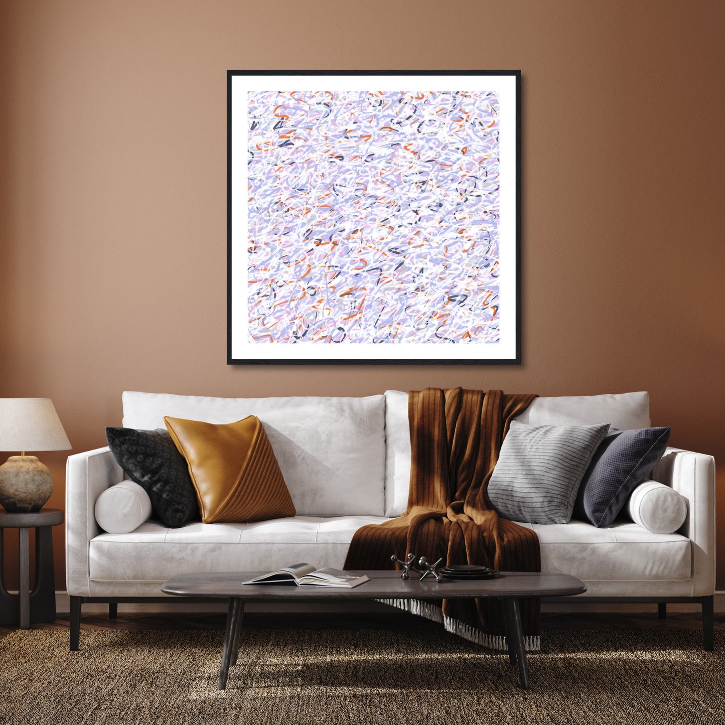 'Snowmelt' Fine Art Print Framed (With Mount)