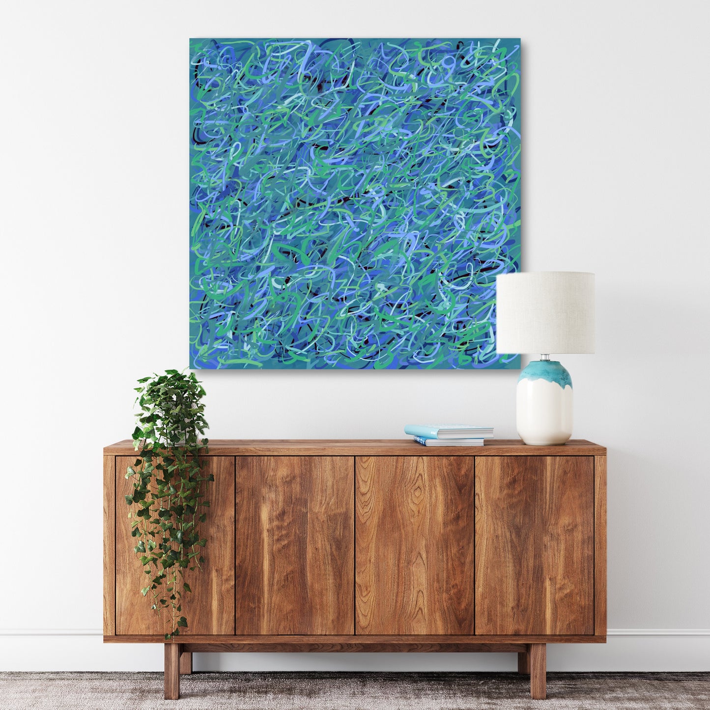 'Waterlilies' Canvas Print