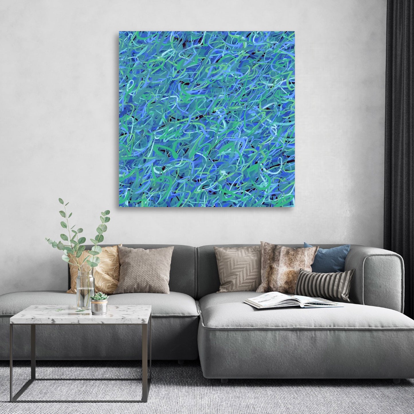 'Waterlilies' - Canvas Print