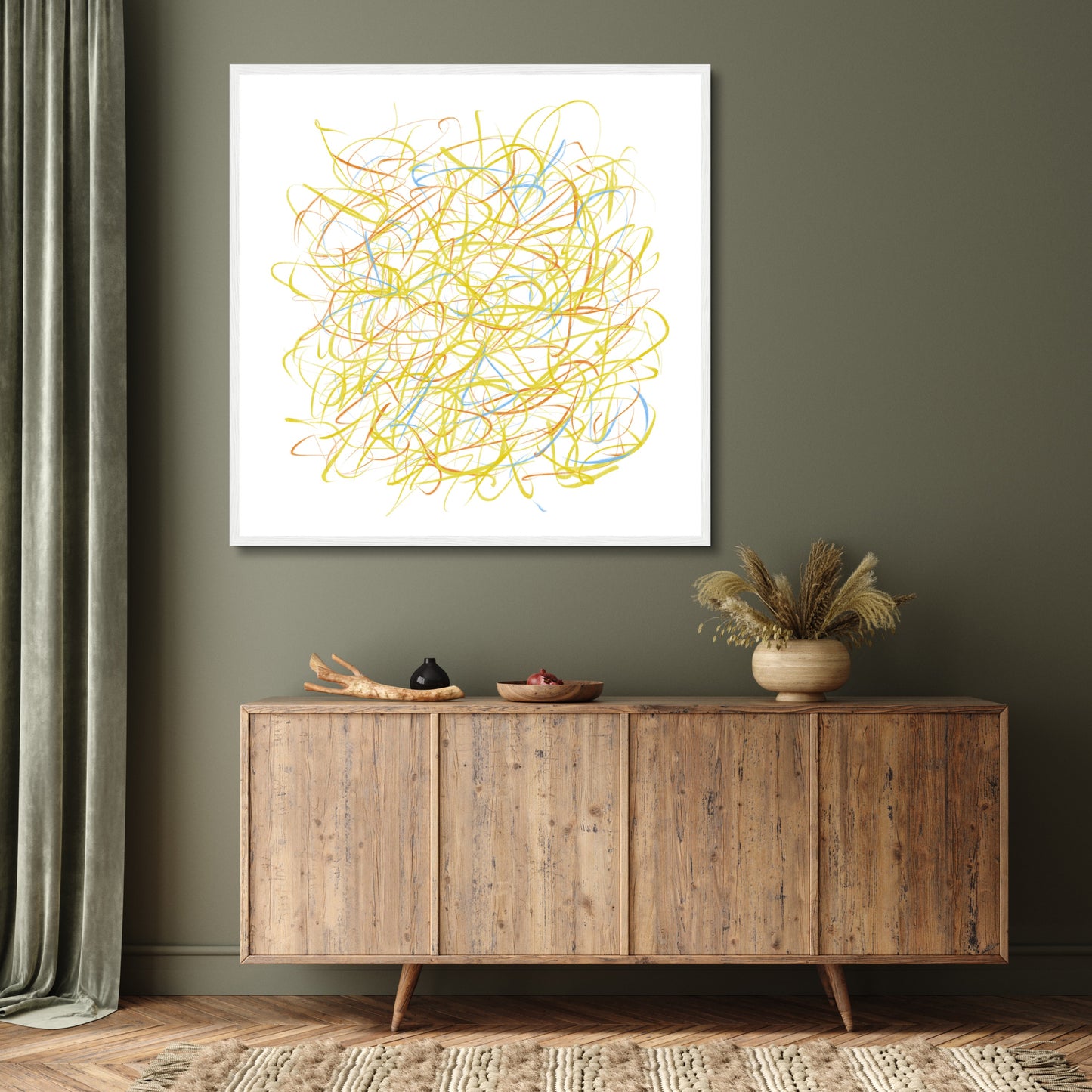 'Wheatfield' Fine Art Print Framed