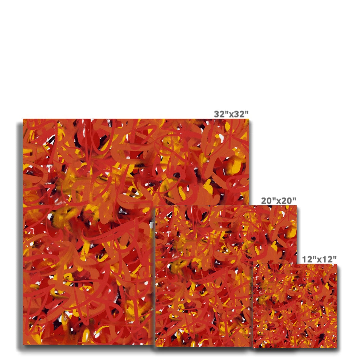 'Glowing Embers' Canvas Print