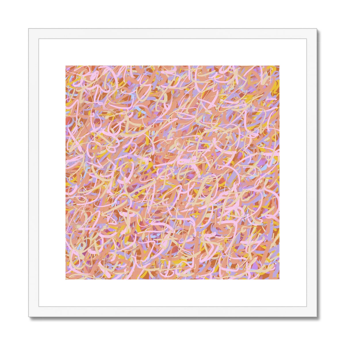 'Kisses' Fine Art Print Framed (With Mount)