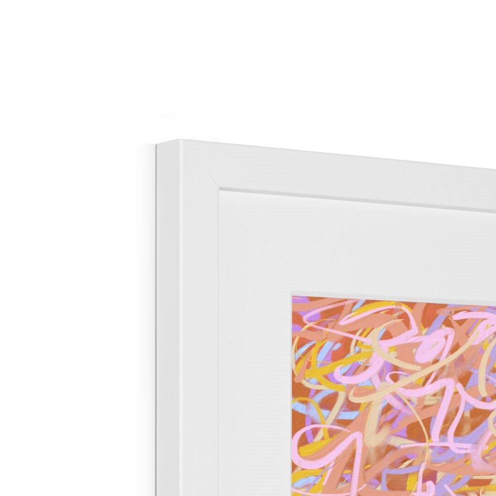 'Kisses' Fine Art Print Framed (With Mount)