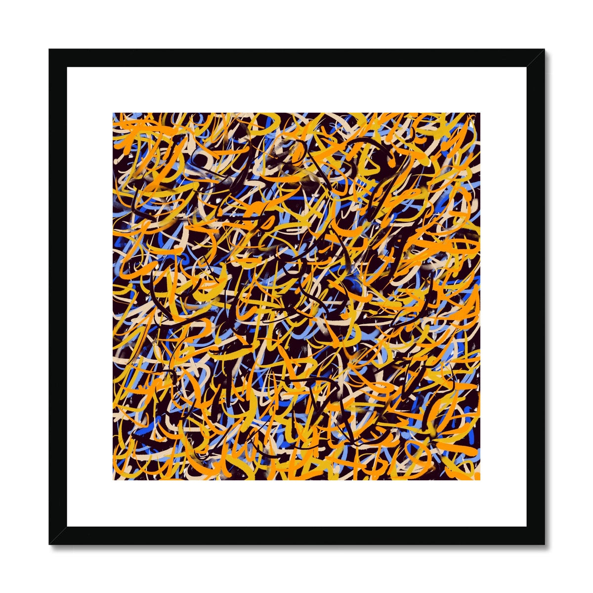 'Night Cafe' Fine Art Print Framed (With Mount)