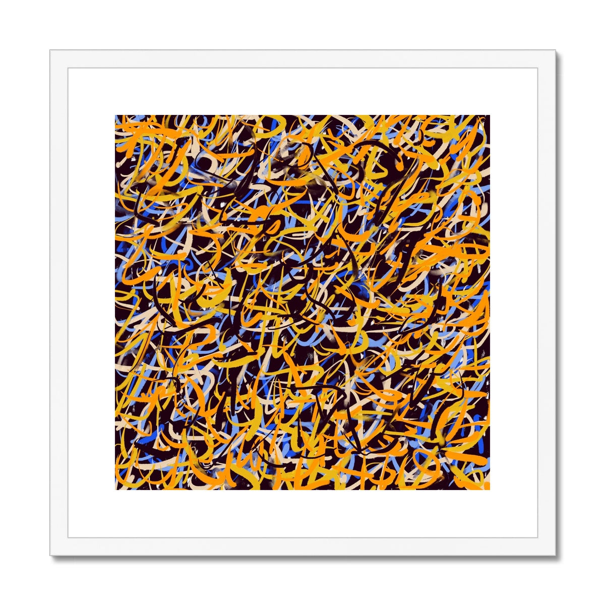 'Night Cafe' Fine Art Print Framed (With Mount)
