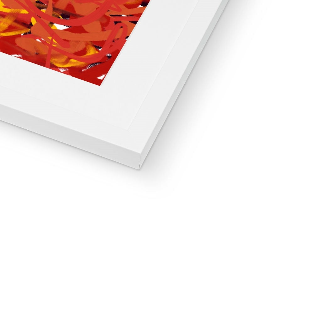 'Glowing Embers' Fine Art Print Framed (With Mount)