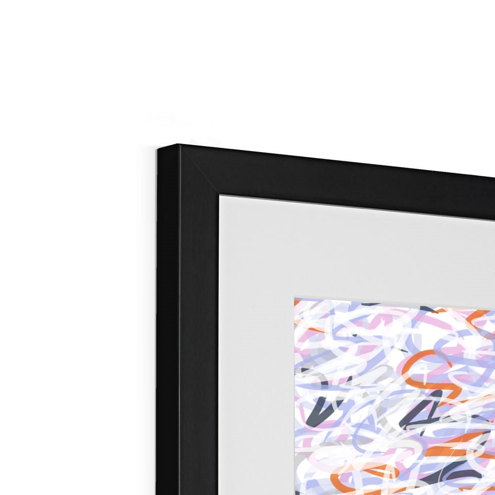 'Snowmelt' Fine Art Print Framed (With Mount)