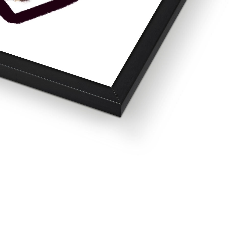 'Footsteps In The Sand' Fine Art Print Framed