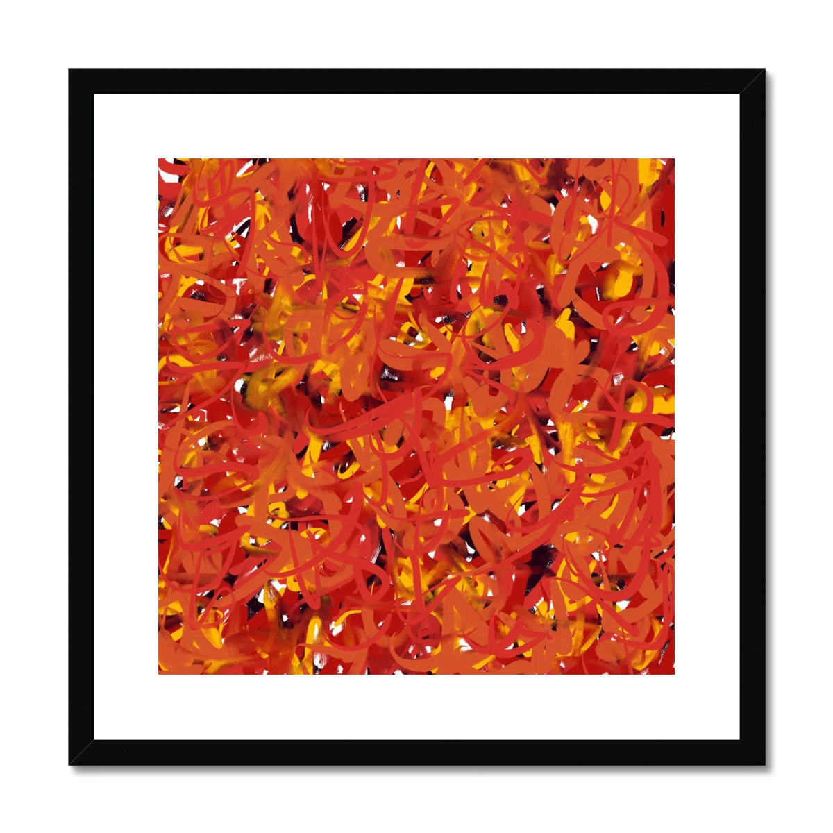 'Glowing Embers' Fine Art Print Framed (With Mount)