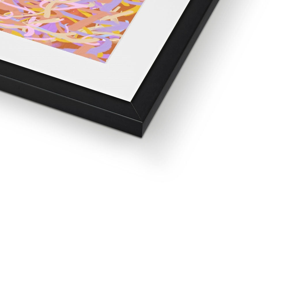 'Kisses' Fine Art Print Framed (With Mount)