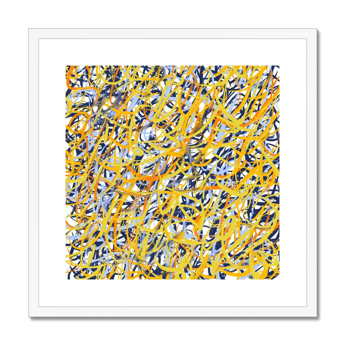 'City Lights' Fine Art Print Framed (With Mount)