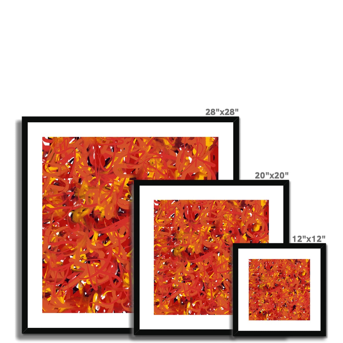 'Glowing Embers' Fine Art Print Framed (With Mount)