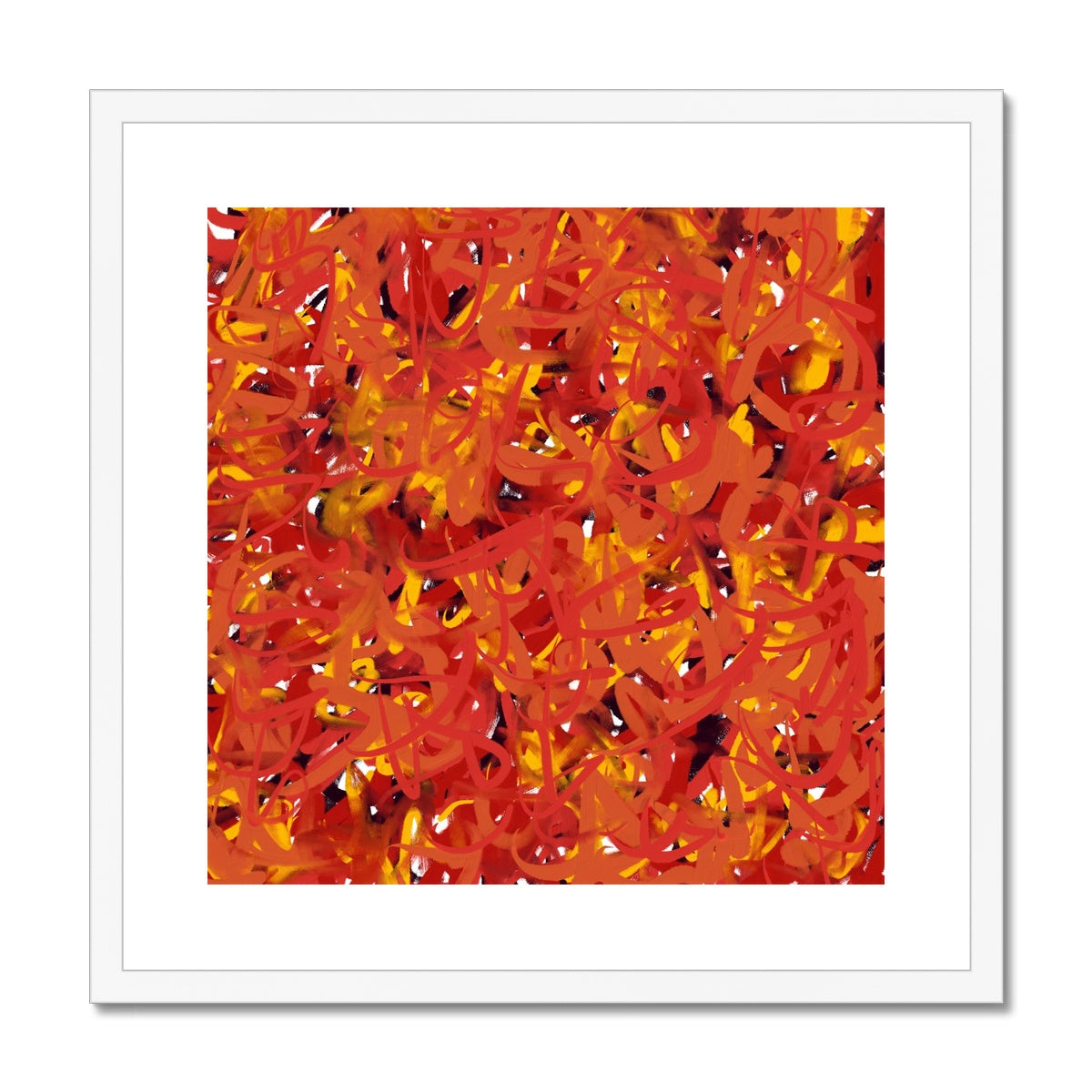 'Glowing Embers' Fine Art Print Framed (With Mount)