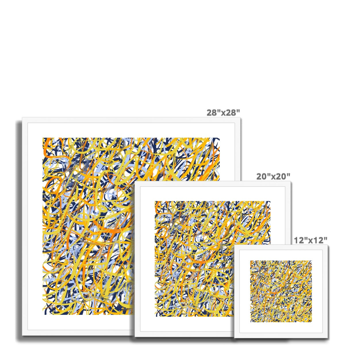 'City Lights' Fine Art Print Framed (With Mount)