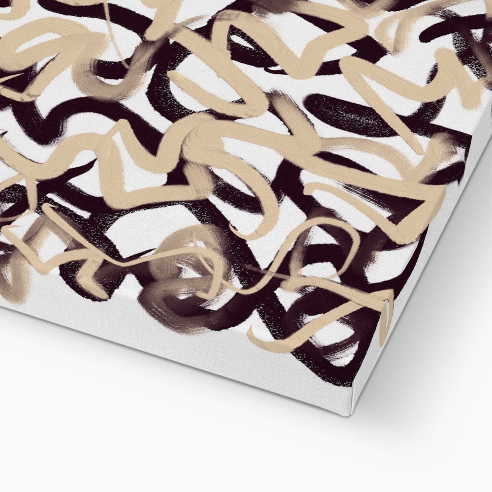 'Footsteps In The Sand' Canvas Print