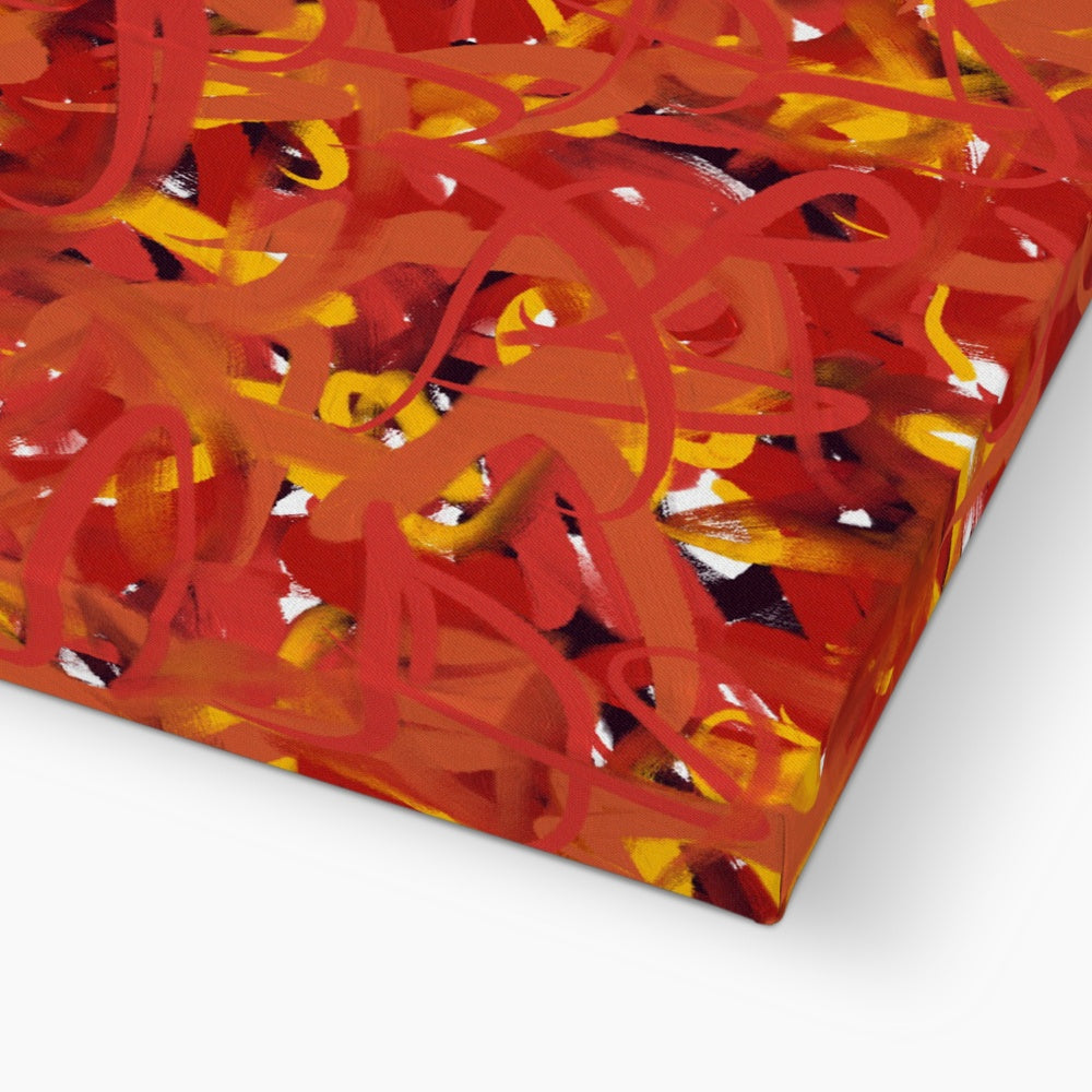 'Glowing Embers' Canvas Print