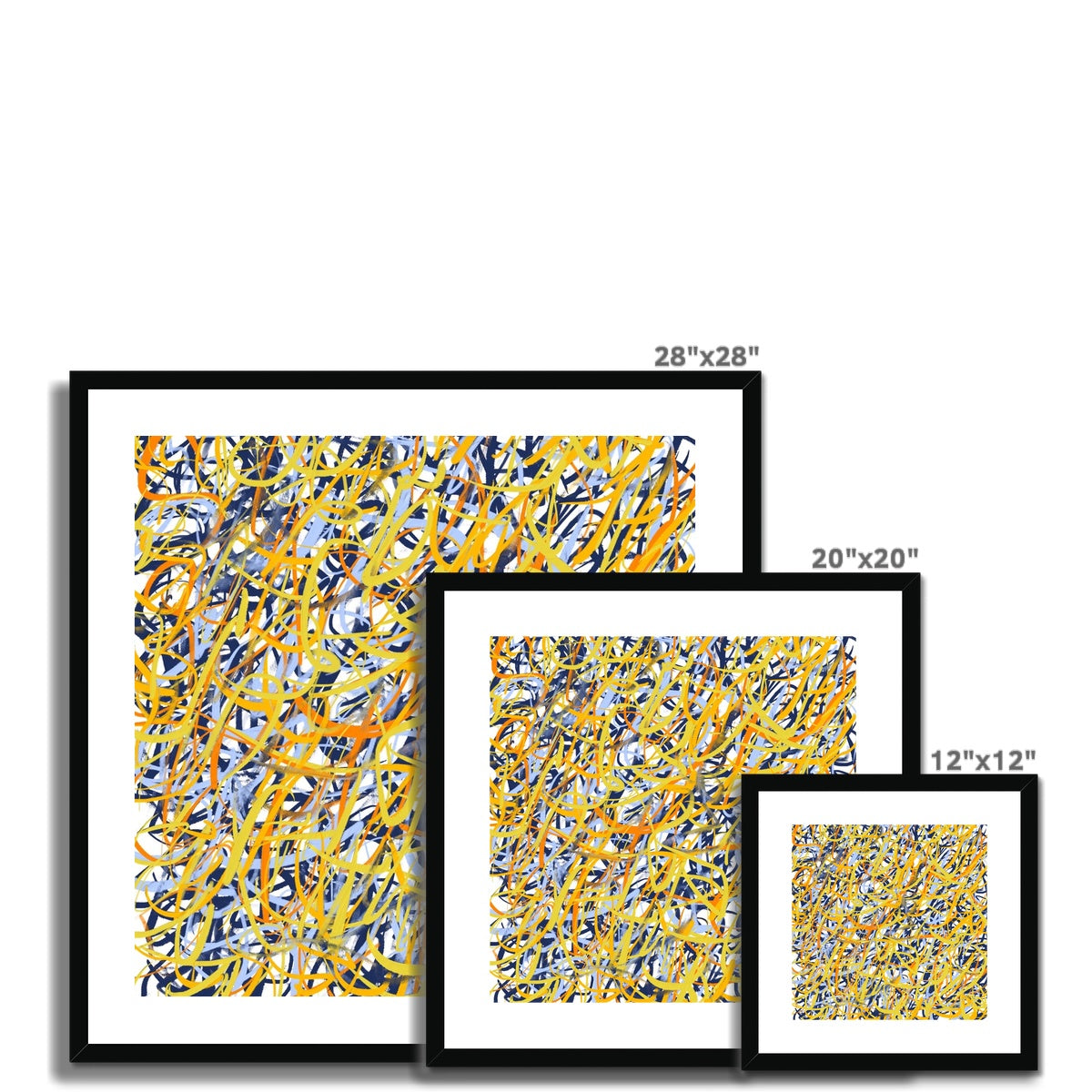 'City Lights' Fine Art Print Framed (With Mount)