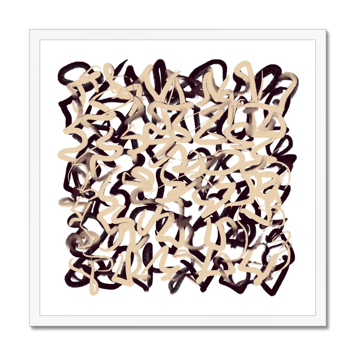 'Footsteps In The Sand' Fine Art Print Framed
