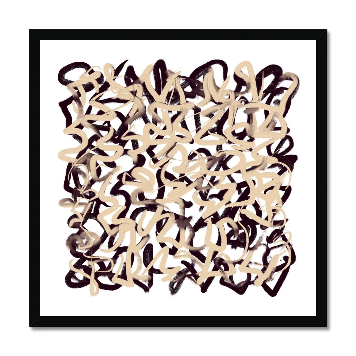 'Footsteps In The Sand' Fine Art Print Framed