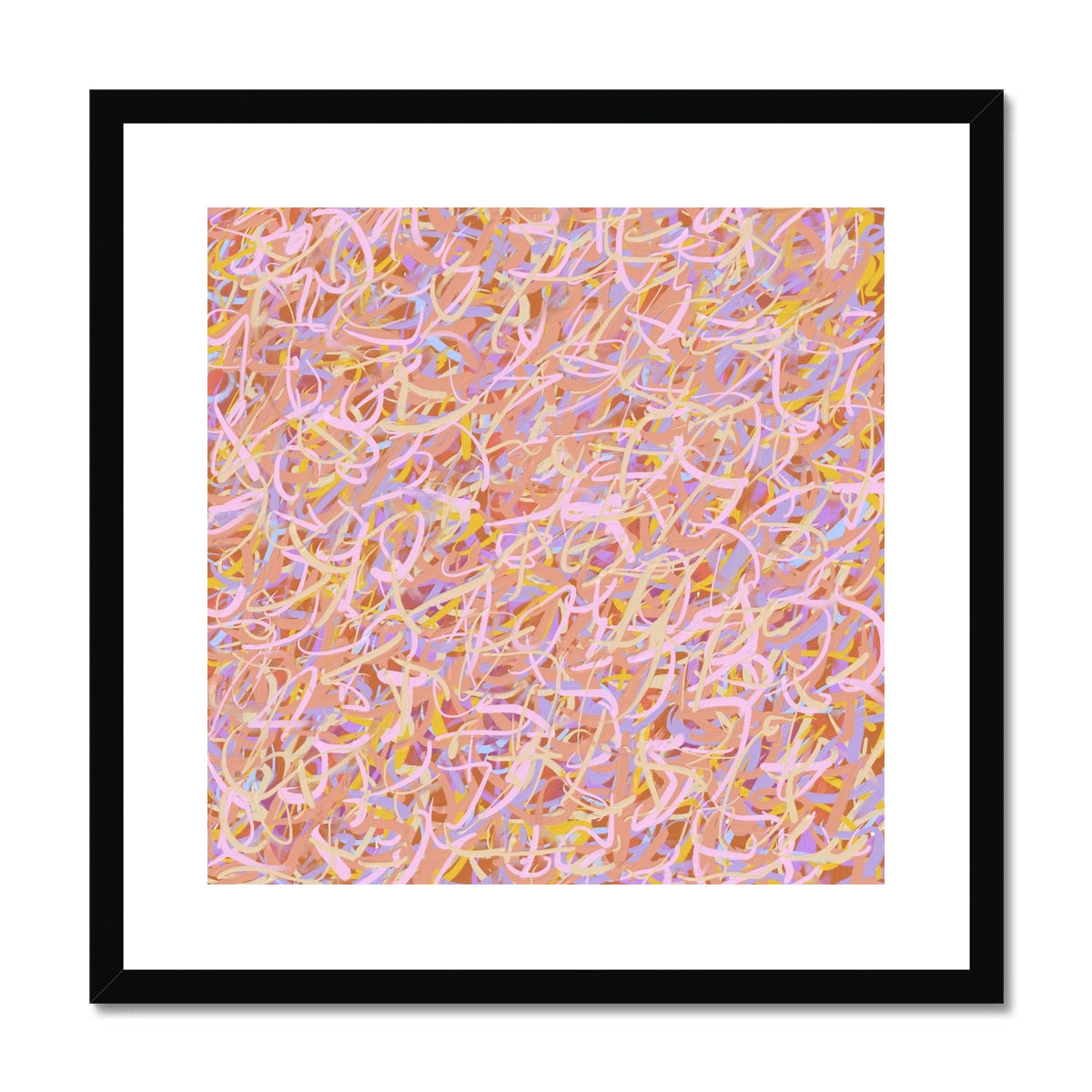 'Kisses' Fine Art Print Framed (With Mount)