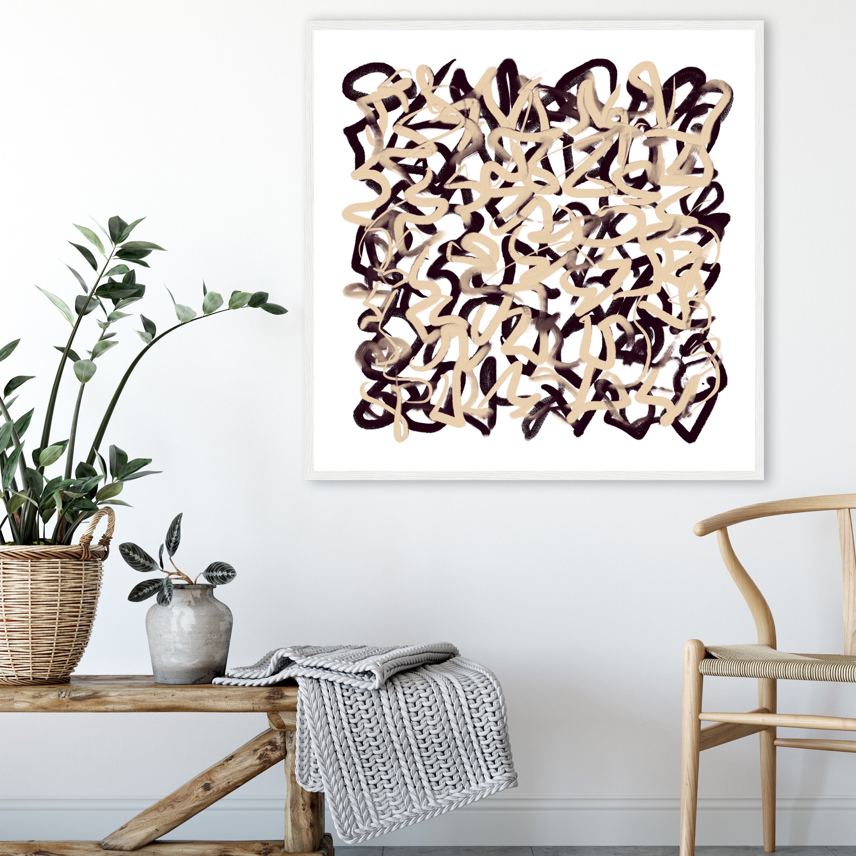 African Natural Sand on sale Framed Art.