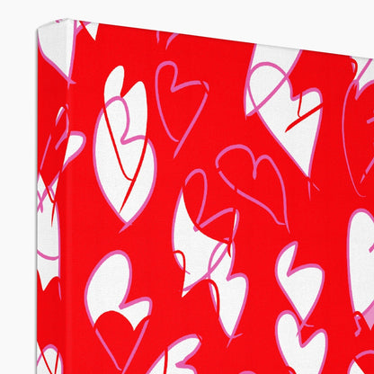 Abstract Canvas Art Print 'All You Need Is Love'