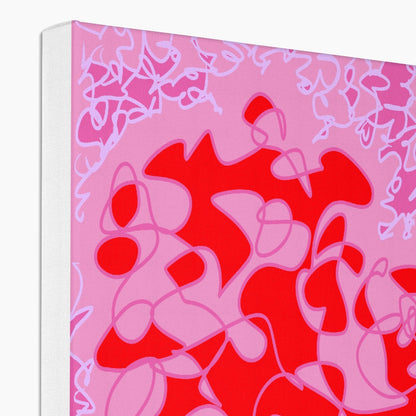 Abstract Canvas Art Print 'The Look Of Love'