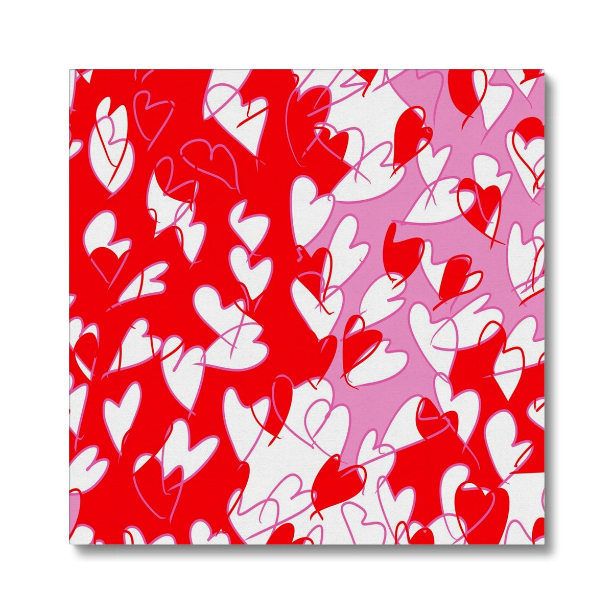 Abstract Canvas Art Print 'All You Need Is Love'