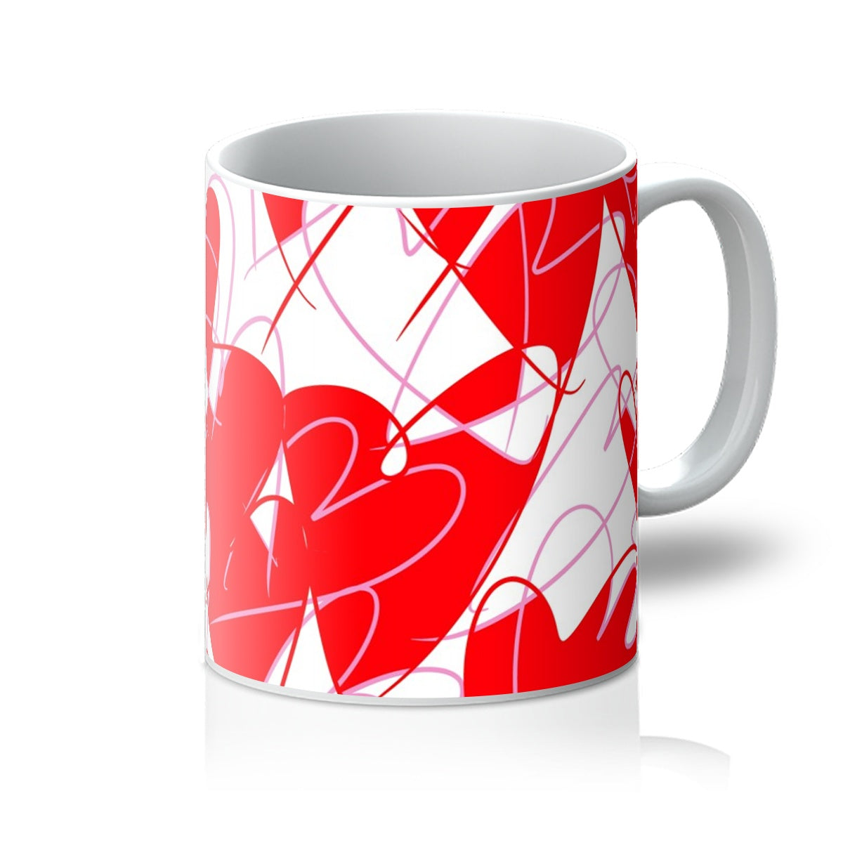 Abstract Art Mug - 'Love Is In The Air'