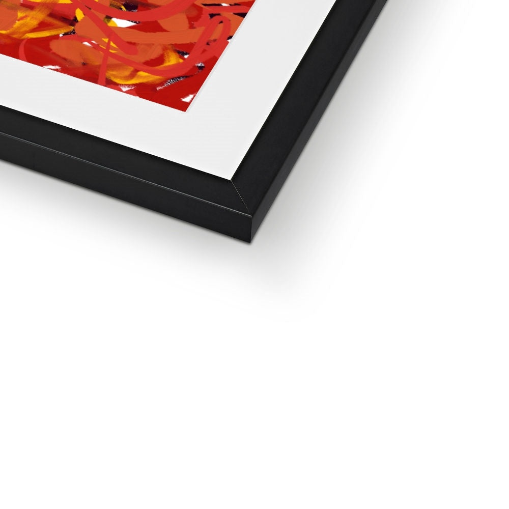 'Glowing Embers' Fine Art Print Framed (With Mount)
